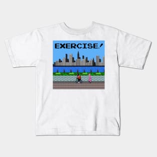 Exercise Training Gym Kids T-Shirt